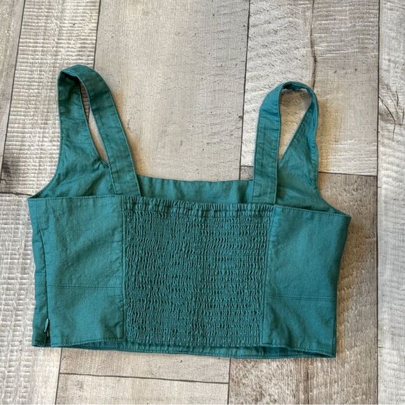 Banana Republic Linen Blend Square Neck Bustier - Picture 3 of 5